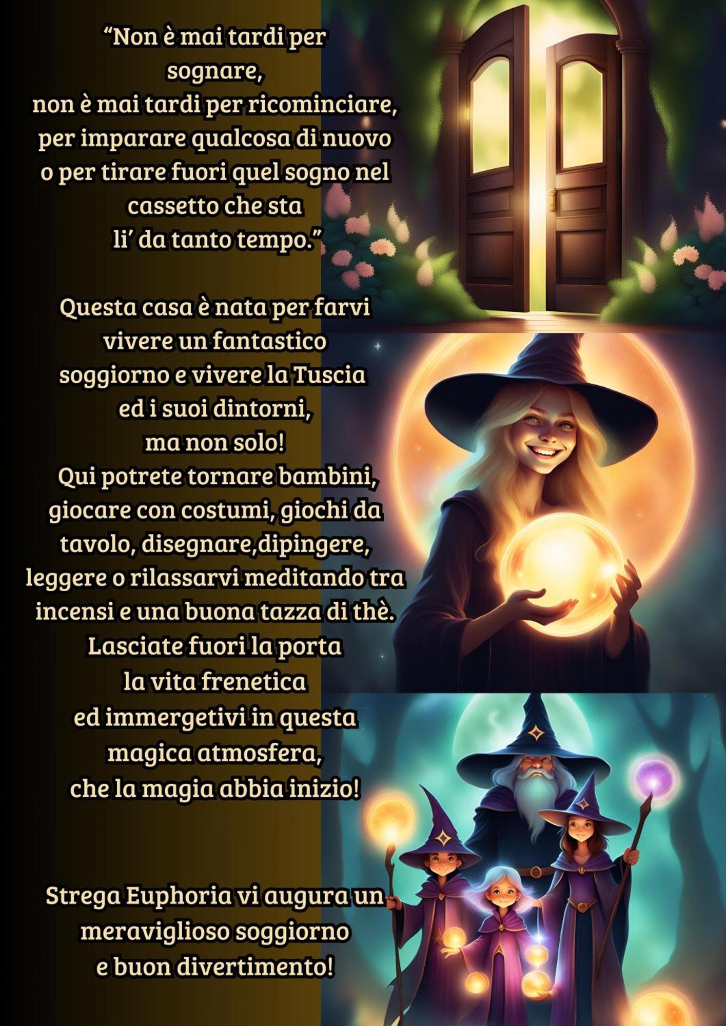 La Casa Di Strega Euphoria - Casa Vacanza Tra Arte E Magia Viterbo Exteriér fotografie